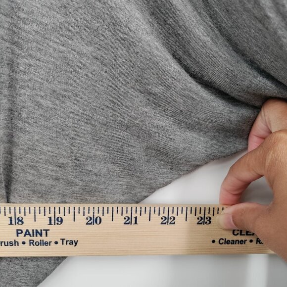 Club Monaco Color Block Boat-Neck Dolman Sleeve Mini Dress Small Women Gray - Picture 10 of 14